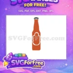 Free Dark Cap Free Orange Ketchup Bottle Kitchen Free SVG - Instant Download
