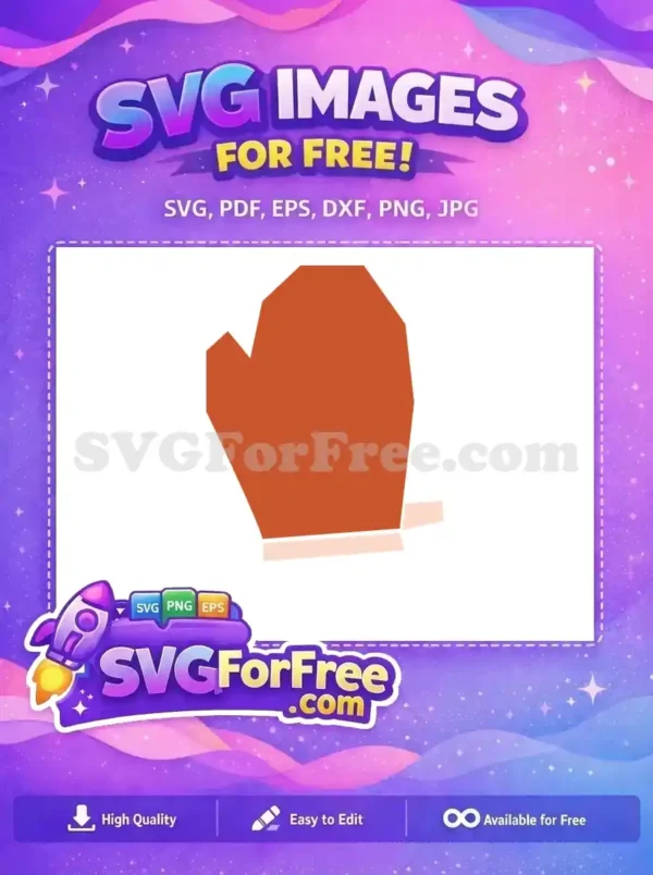 Free Simple Kitchen Mitt Free Oven Glove Food Free SVG