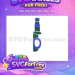 Free Green Beer Bottle Free Blue Cap Kitchenware Free SVG - Instant Download