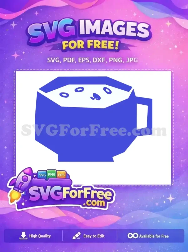 Free Purple Coffee Free Bubbles Kitchenware Food Free SVG