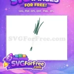 Free Green Onion Free Vegetable Food Kitchen Free SVG - Instant Download
