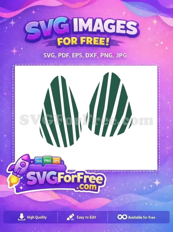 Free Green Striped Zongzi Free Sticky Rice Dumpling Food Free SVG