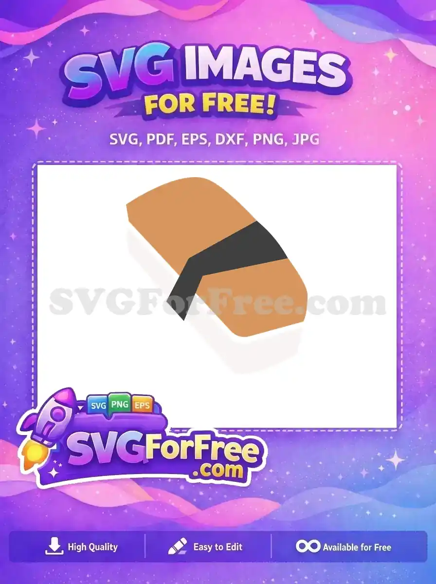 Free Salmon Nigiri Free Seaweed Food Kitchen Free SVG