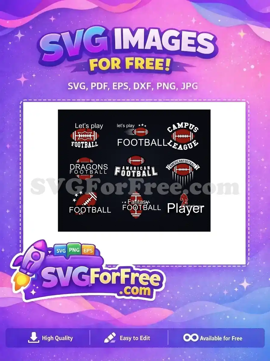 Free Football Stars Free League Dragons Football Free SVG