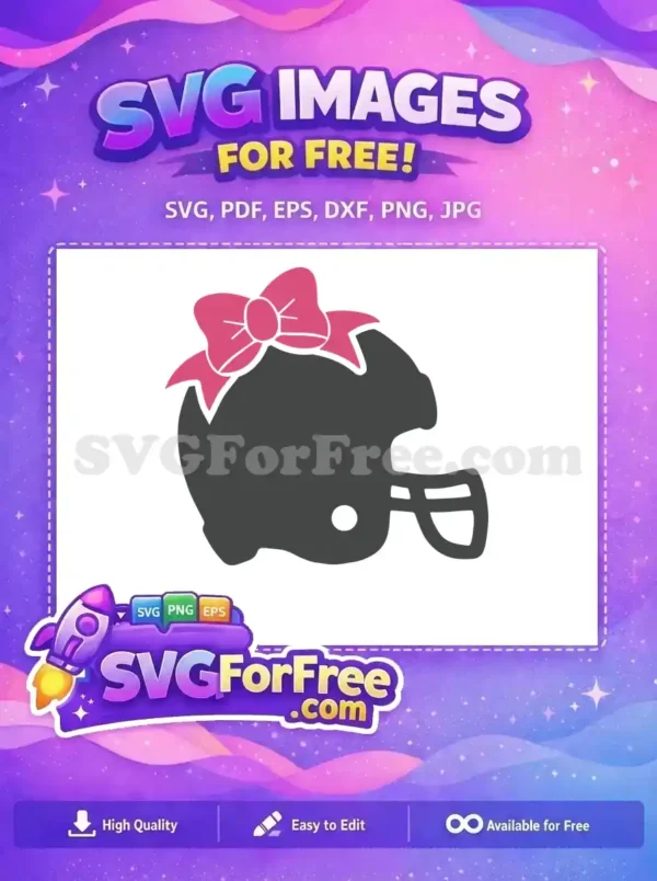 Free Pink Bow Football Helmet Free Mom Design Free SVG Free Pink Bow Football Helmet Free Mom Design Free SVG