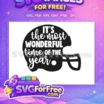 Free Football Helmet Free Wonderful Time Football Free SVG - Instant Download