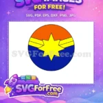 Free Orange Blue Yellow Free Star Football MOM Free SVG - Instant Download