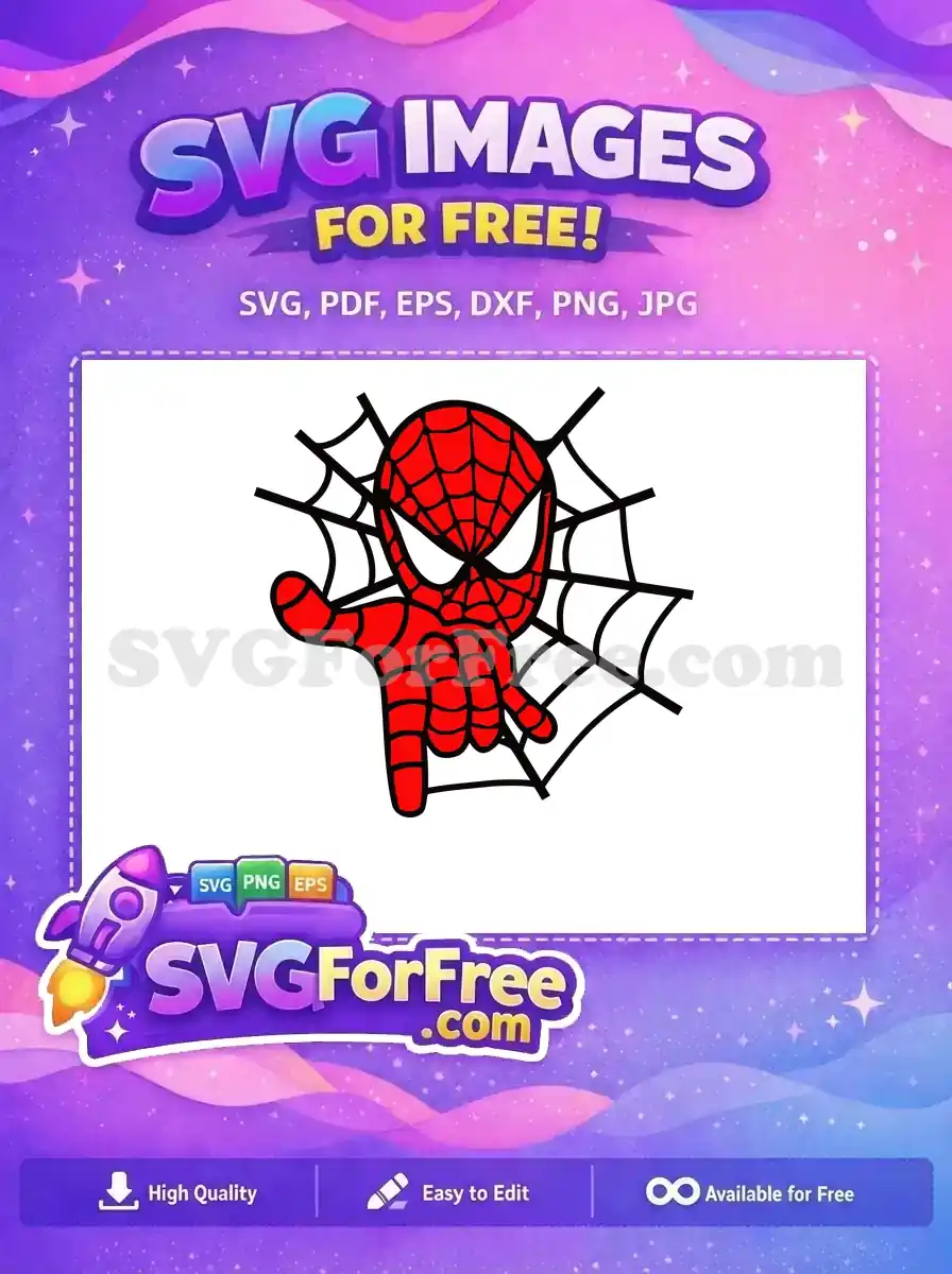 Free Red Spiderman Free Web Clipart Superhero Free SVG