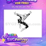 Free Webbed Superhero Free Silhouette Spiderman Movie Free SVG - Instant Download