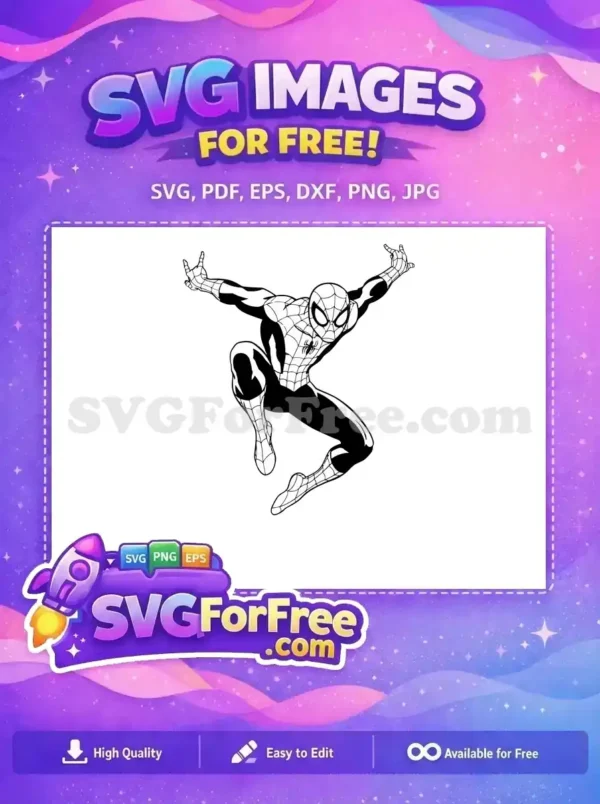 Free Webbed Superhero Free Silhouette Spiderman Movie Free SVG Free Webbed Superhero Free Silhouette Spiderman Movie Free SVG