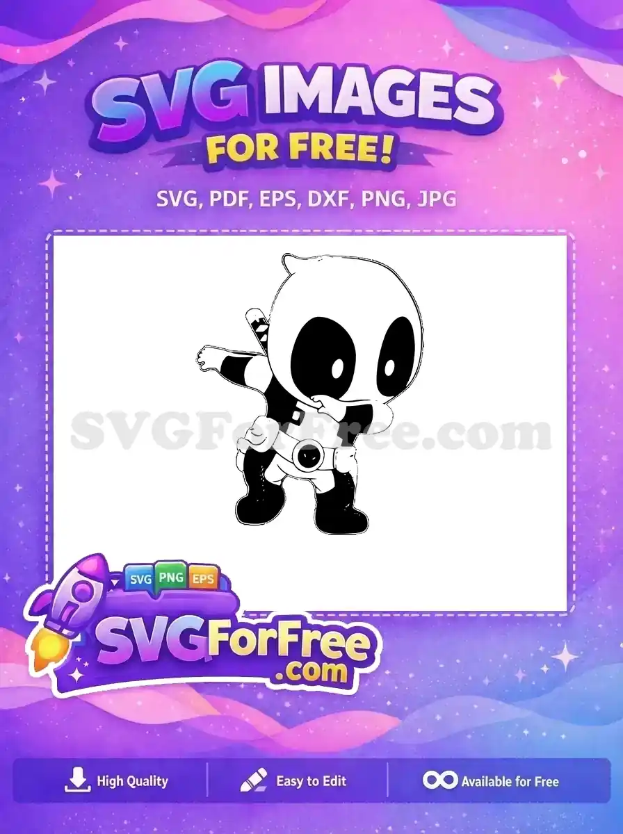 Free Black White Dab Free Costume Football MOM Free SVG