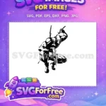 Free Masked Mercenary Free Swords Firearm Deadpool Free SVG - Instant Download