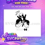 Free Heart Eyes Free Ryan Reynolds Deadpool Football MOM Free SVG - Instant Download