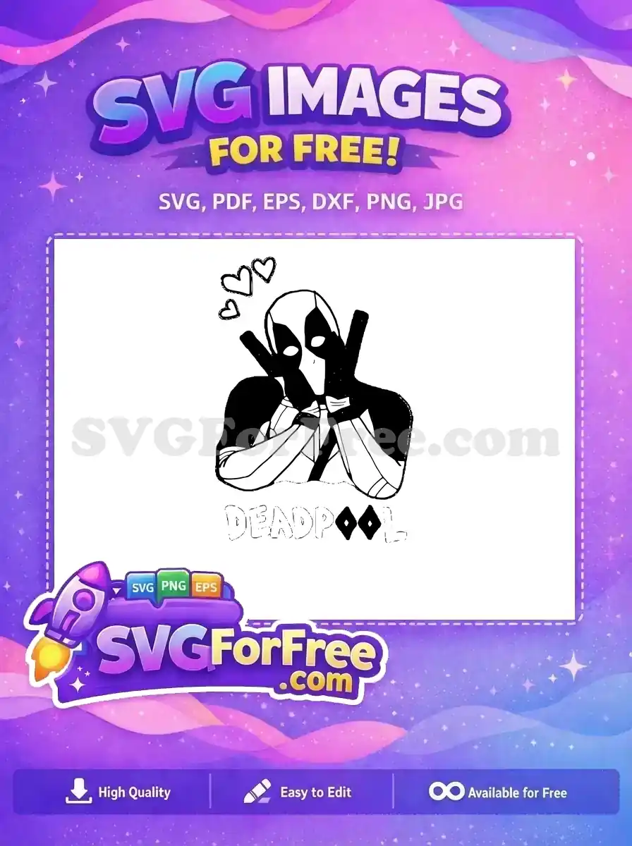 Free Heart Eyes Free Ryan Reynolds Deadpool Football MOM Free SVG