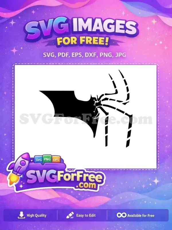 Free Bat Wings Free Spider Silhouette Halloween Free SVG Free Bat Wings Free Spider Silhouette Halloween Free SVG