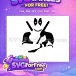 Free Deadpool Mask Free Swords Football MOM Free SVG 2 - Instant Download