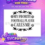Free Floral Flourishes Free Football Player Calls Free SVG - Instant Download