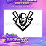 Free Ninja Mask Free Swords Fortnite Character Free SVG - Instant Download