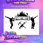 Free Dabbing Silhouette Free Battle Royale Characters Fortnite Free SVG - Instant Download