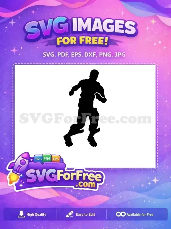 Free Running Pose Free Silhouette Fortnite Free SVG 1 Free Running Pose Free Silhouette Fortnite Free SVG 1