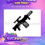 Free Black Gun Free Sniper Fortnite Free SVG - Instant Download