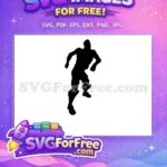 Free Leaning Silhouette Free Dancing Pose Fortnite Free SVG - Instant Download