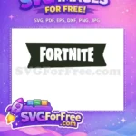 Free Fortnite Game Free Logo Banner Fortnite Free SVG - Instant Download