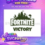 Free Fortnite Victory Town Free Landscape Dark Green Free SVG - Instant Download
