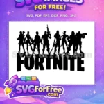 Free Armed Group Free Battle Royale Fortnite Free SVG - Instant Download