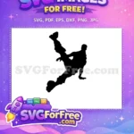 Free Breakdance Pose Free Silhouette Fortnite Free SVG - Instant Download
