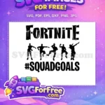 Free Dancing Silhouettes Free Squad Goals Fortnite Free SVG 3 - Instant Download