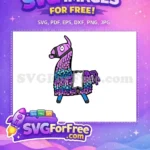 Free Pink Llama Free Colorful Pinata Fortnite Free SVG 2 - Instant Download