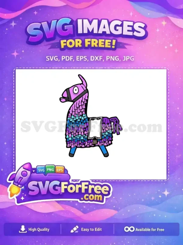Free Pink Llama Free Colorful Pinata Fortnite Free SVG 2 Free Pink Llama Free Colorful Pinata Fortnite Free SVG 2
