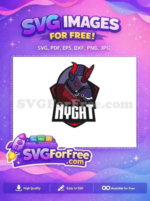 Free Red Horned Free Dark Horse Nyght Fortnite Free SVG