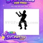 Free Zombie Silhouette Free Fortnite Dance Move Free SVG 2 - Instant Download
