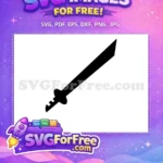 Free Fortnite Sword Free Black Weapon Fortnite Free SVG - Instant Download