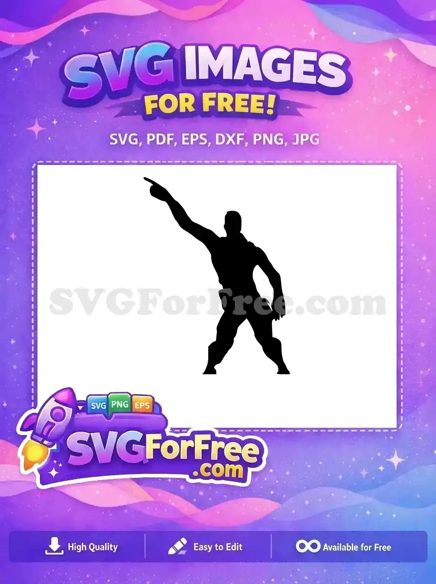 Free Pointing Pose Free Tactical Outfit Fortnite Free SVG