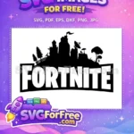 Free Black Silhouette Free Buildings Fortnite Landscape Free SVG - Instant Download
