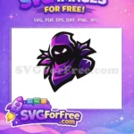 Free Purple Raven Mask Free Glowing Eyes Fortnite Free SVG - Instant Download