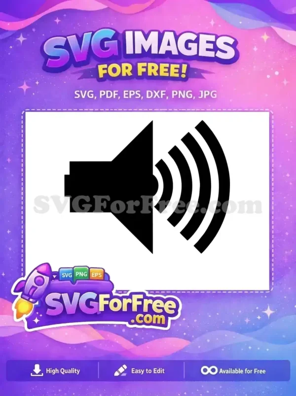 Free Sound Speaker Free Audio Waves Fortnite Free SVG