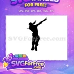 Free Dabbing Pose Free Black Silhouette Fortnite Free SVG 2 - Instant Download