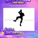 Free Loser Hand Free Silhouette Dance Fortnite Free SVG - Instant Download