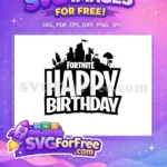 Free Fortnite Castle Free Birthday Invitation Fortnite Free SVG - Instant Download