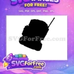 Free Fortnite Robot Free Black Silhouette Fortnite Free SVG - Instant Download