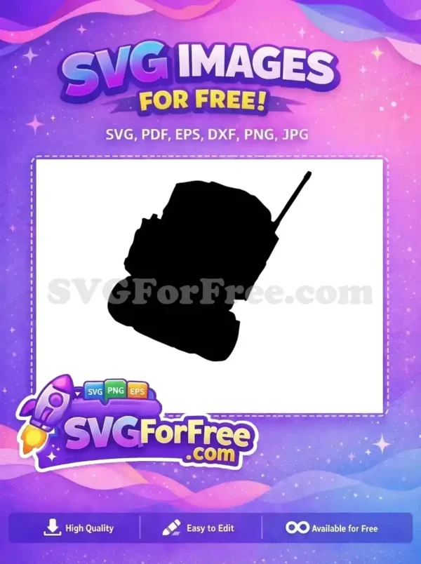 Free Fortnite Robot Free Black Silhouette Fortnite Free SVG