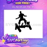Free Fortnite Character Free Silhouette Emote Fortnite Free SVG - Instant Download