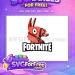 Free Red Llama Free Pinata Head Fortnite Free SVG - Instant Download