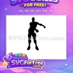 Free Fortnite Character Free Black Silhouette Fortnite Free SVG 4 - Instant Download