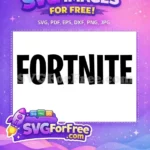Free Black Letters Free Bold Font Fortnite Free SVG - Instant Download