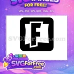 Free Fortnite Logo Free Black And White Icon Fortnite Free SVG - Instant Download